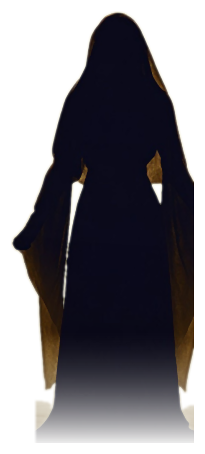 巫女のシルエット